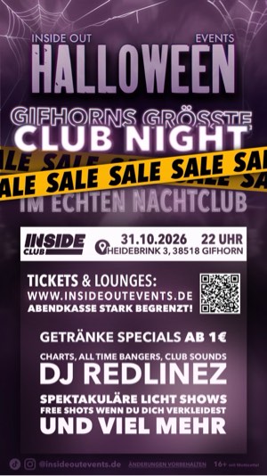 HALLOWEEN PARTY IN GIFHORN – Party & Nightlife in Braunschweig