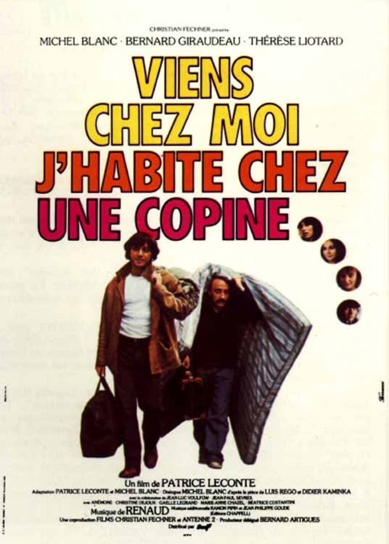 Viens chez moi, j'habite chez une copine poster