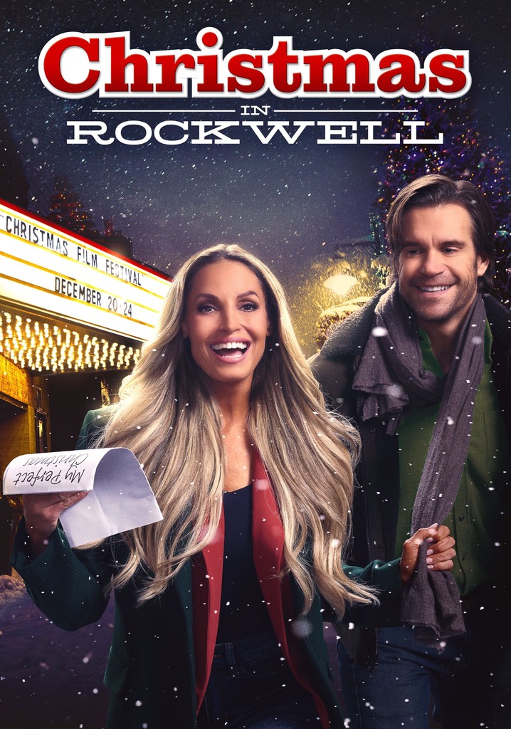 Christmas in Rockwell poster