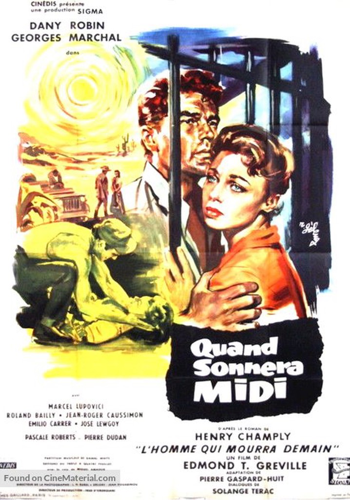 Quand sonnera midi poster