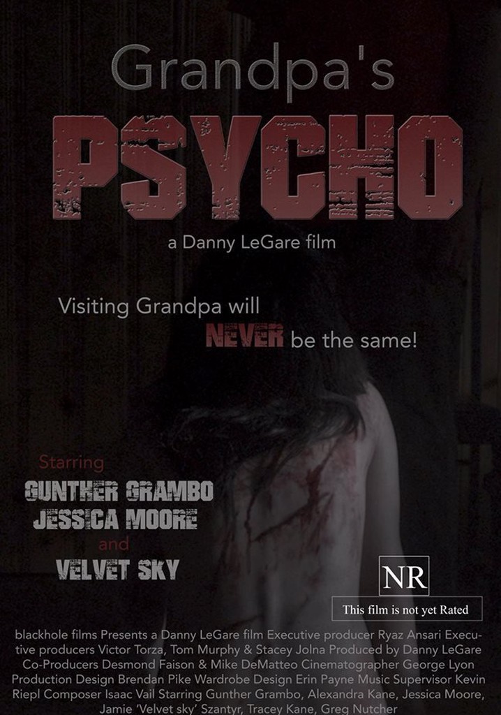 Grandpa's Psycho poster