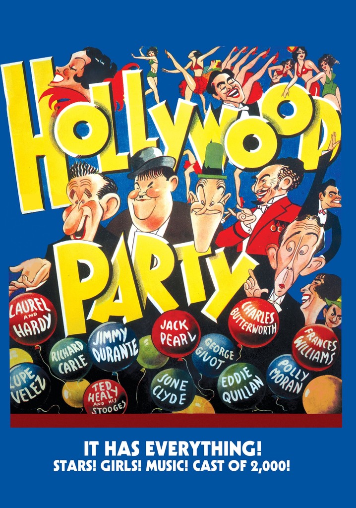 Hollywood Party poster