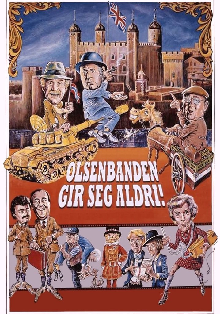 Olsenbanden gir seg aldri! poster