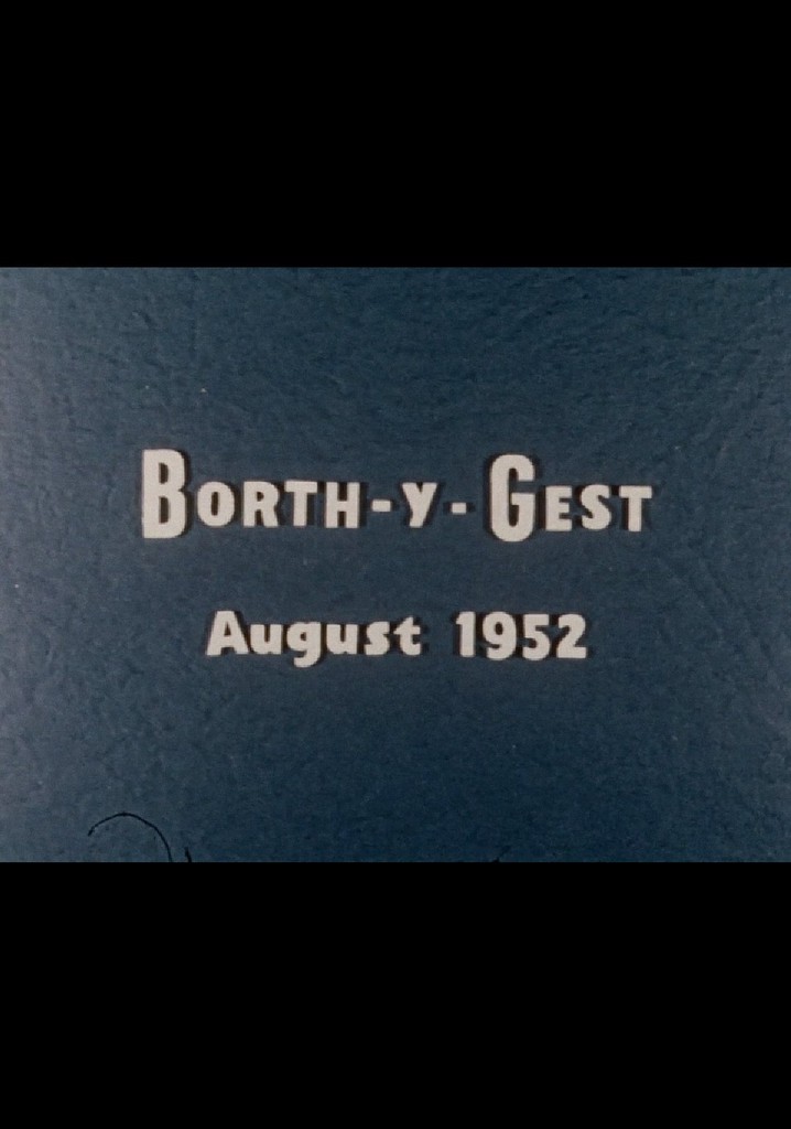 Borth-y-Gest: August 1952 poster
