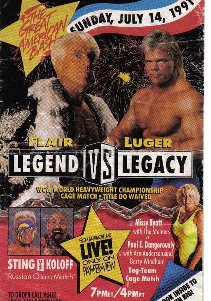 WCW The Great American Bash 1991 poster