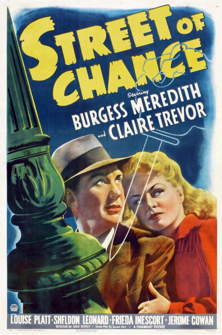 Street of Chance poster