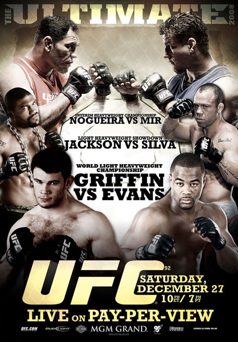 UFC 92: The Ultimate 2008 poster