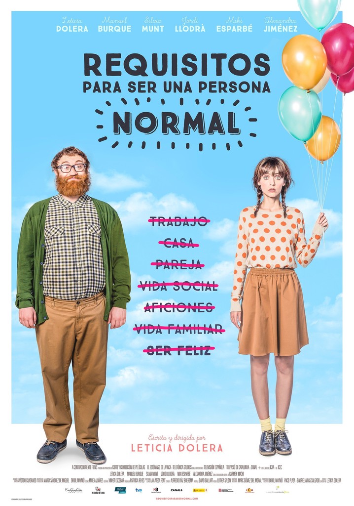 Requirements to Be a Normal Person poster