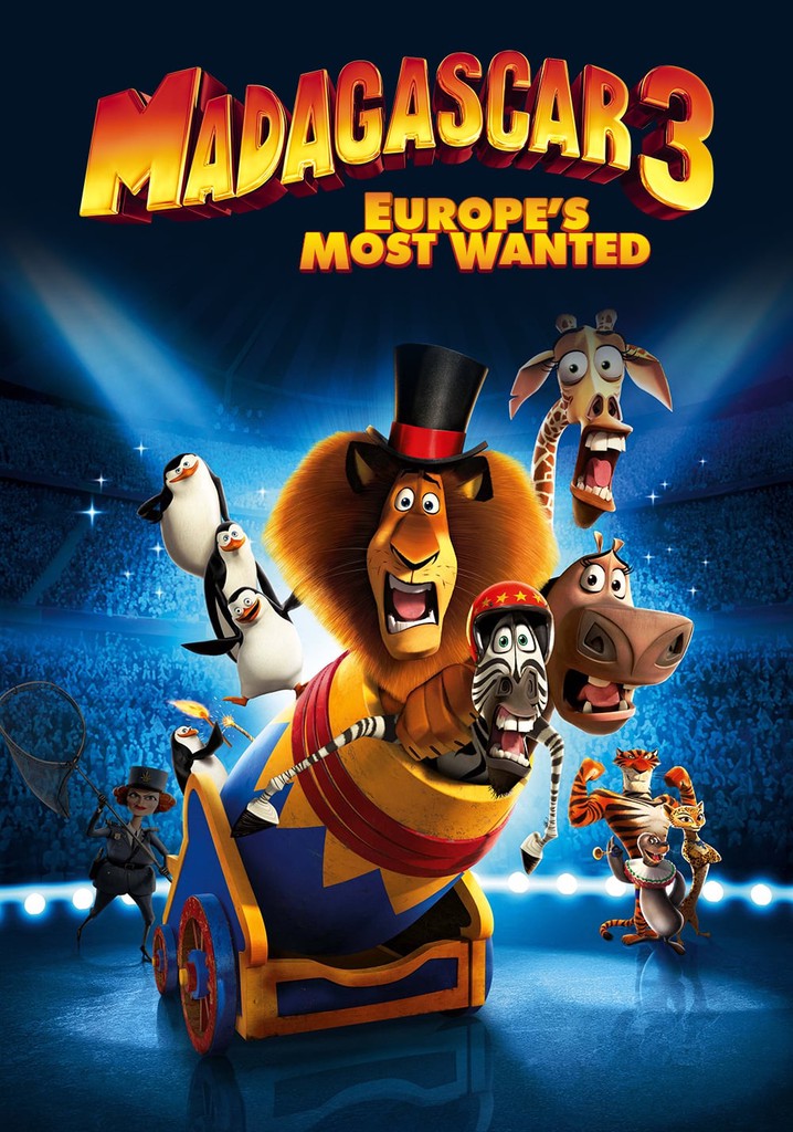 Madagascar 3: Europe's Most Wanted poster