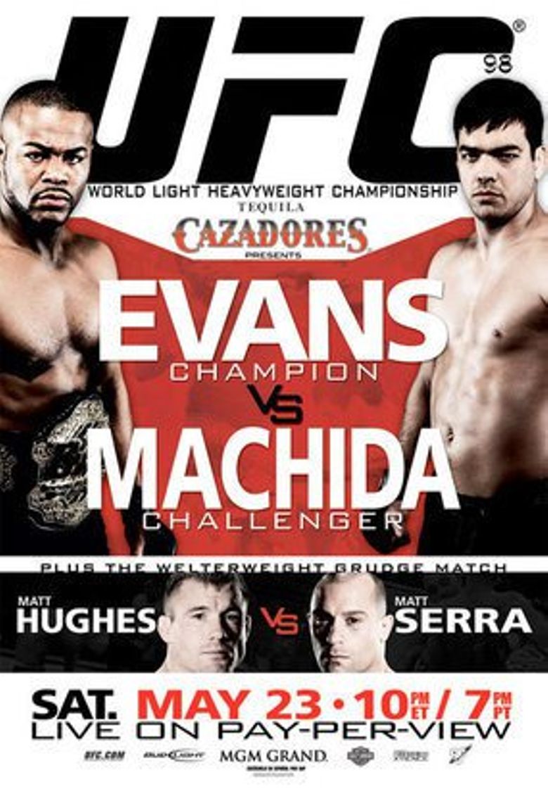 UFC 98: Evans vs. Machida poster