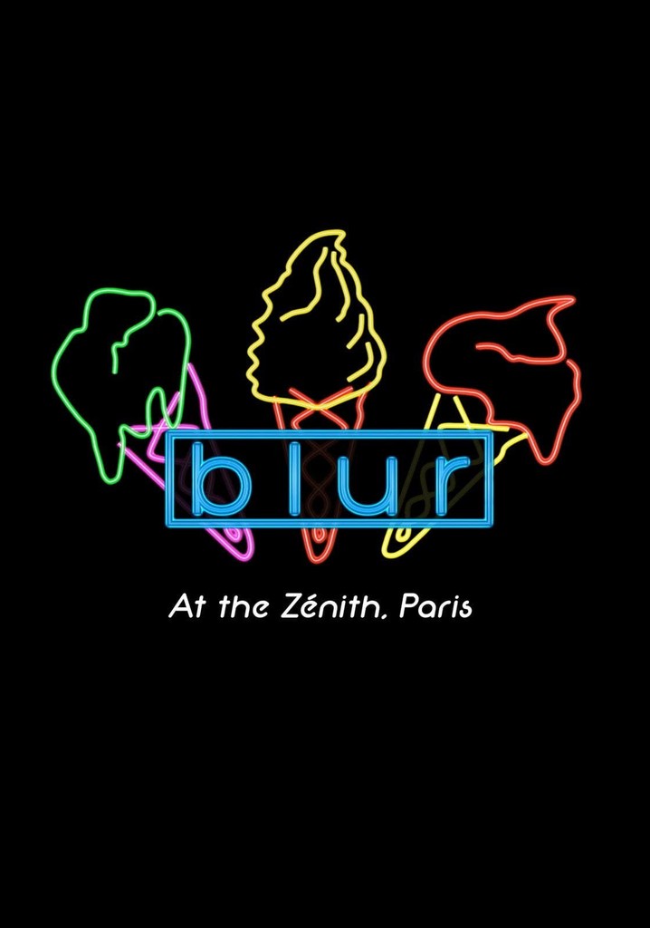 Blur - At the Zénith, Paris poster