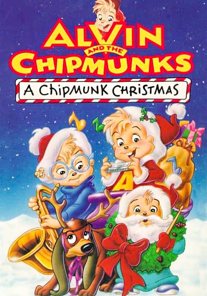 A Chipmunk Christmas poster