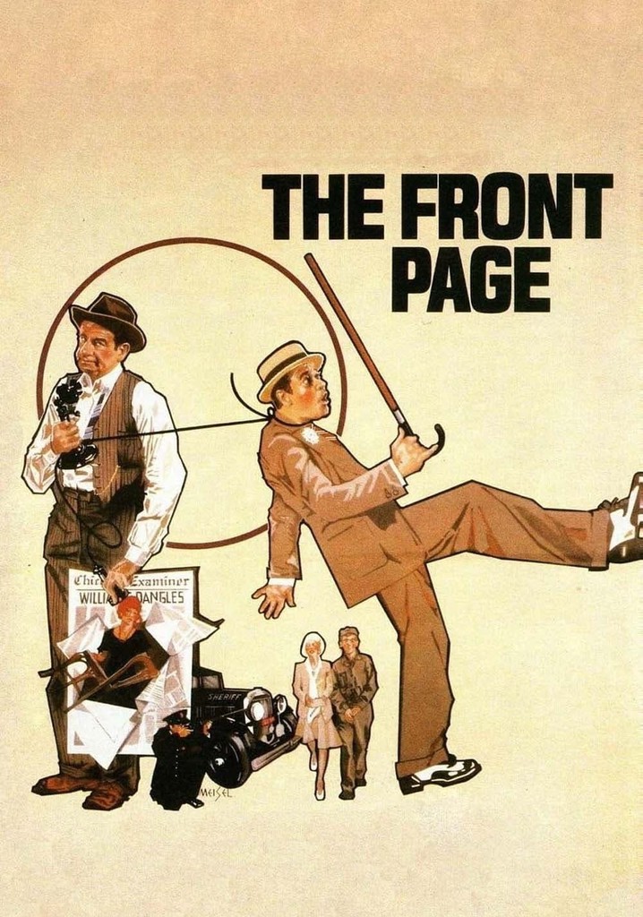 The Front Page poster