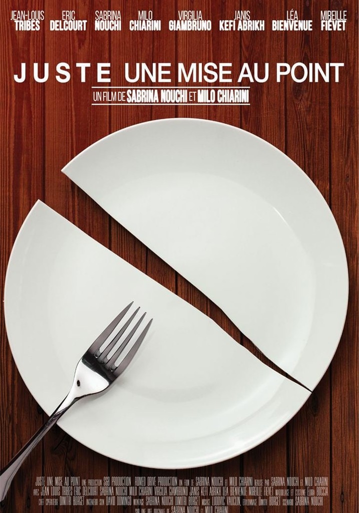 Juste une mise au point poster