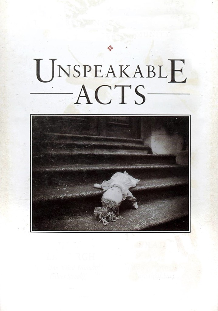 Unspeakable Acts poster