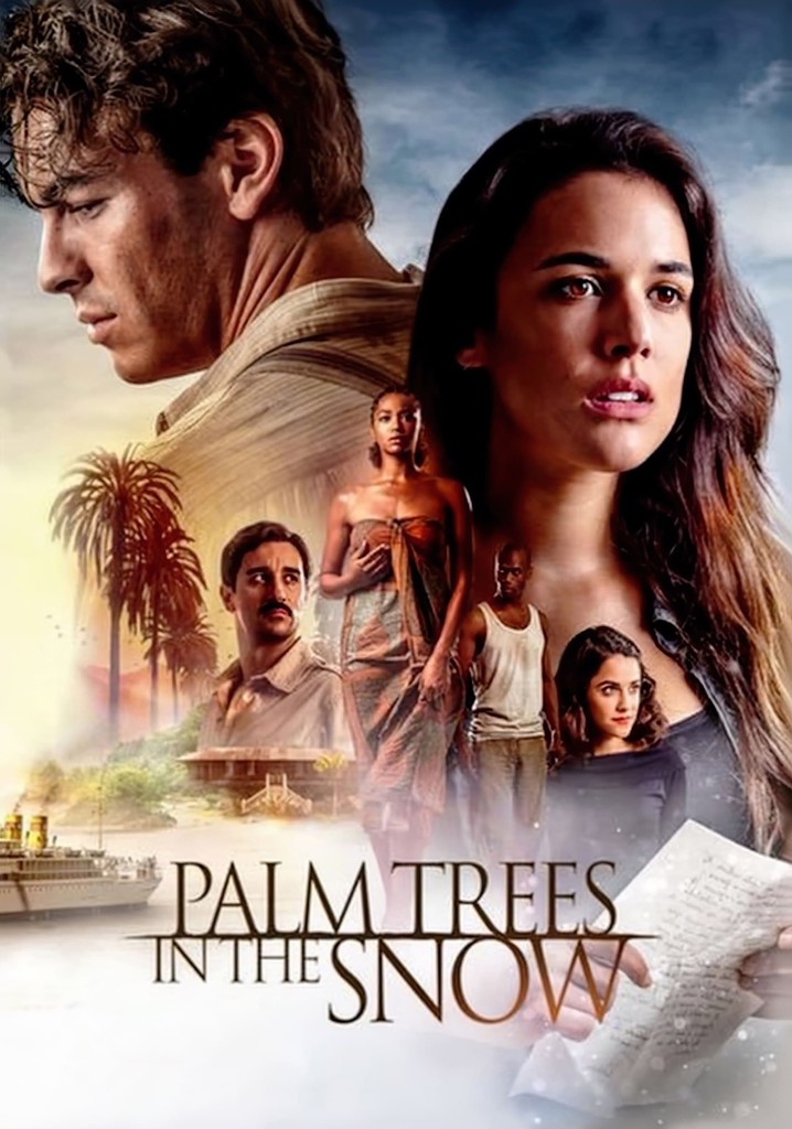Palm Trees in the Snow poster