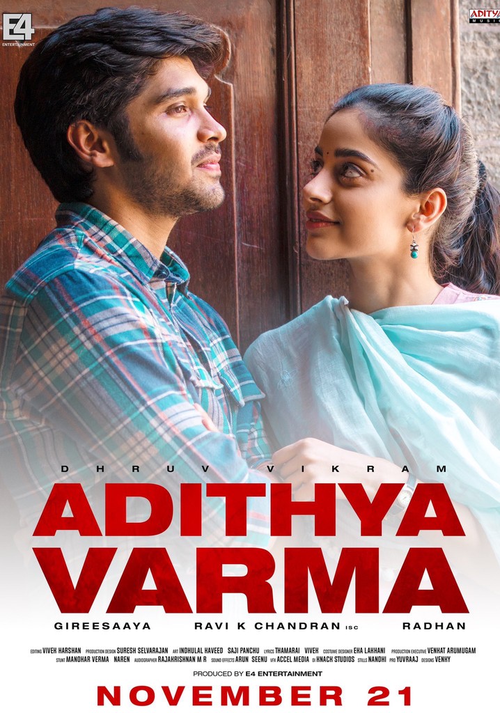 Adithya Varma poster