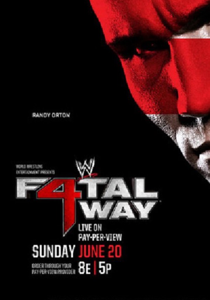 WWE Fatal 4-Way 2010 poster