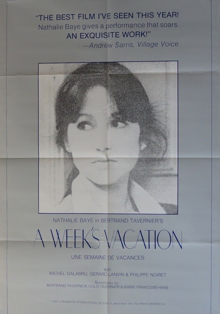 A Week's Vacation poster
