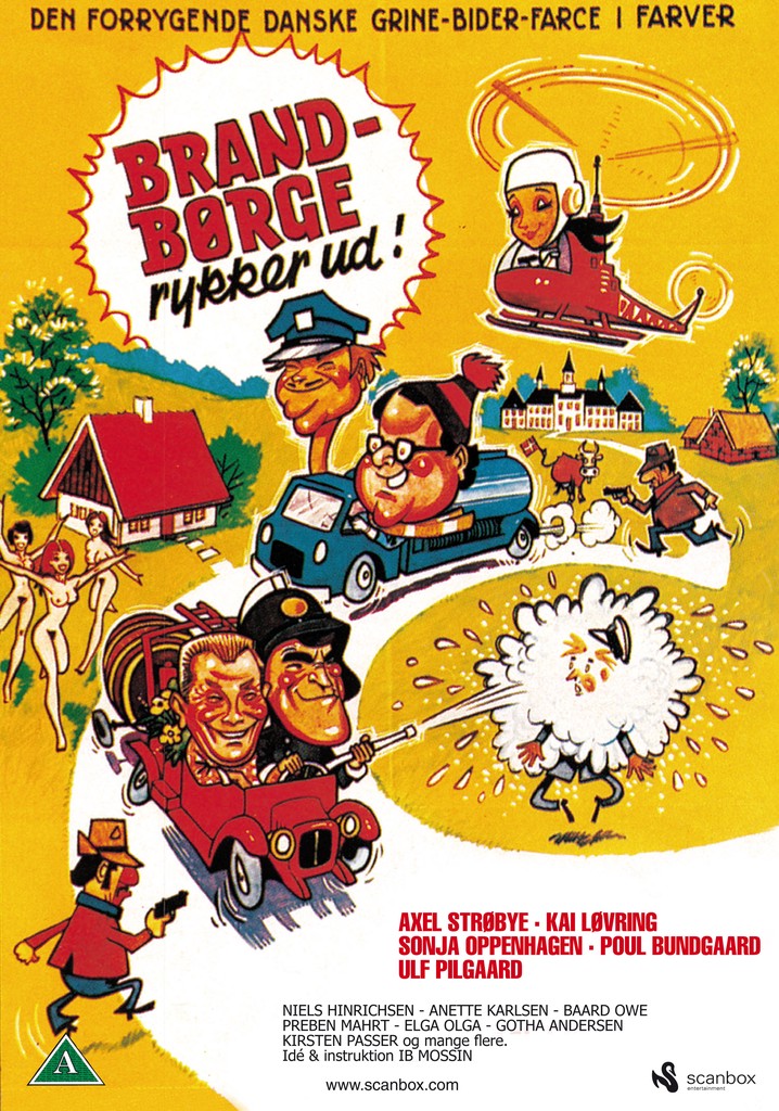 Flaming Fire Chief poster