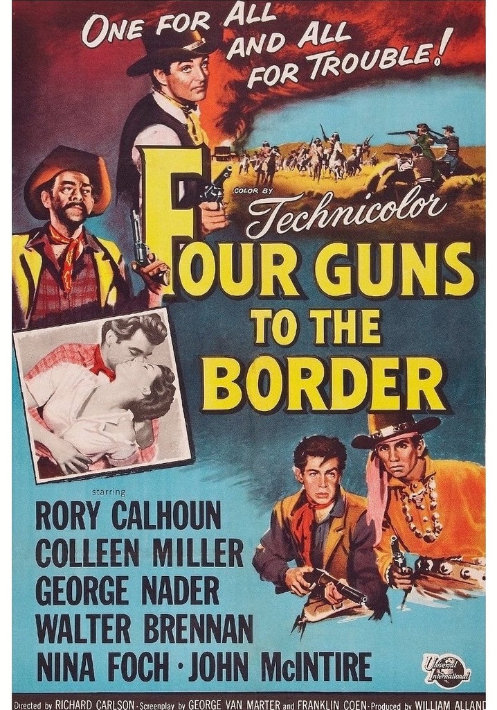 Four Guns to the Border poster