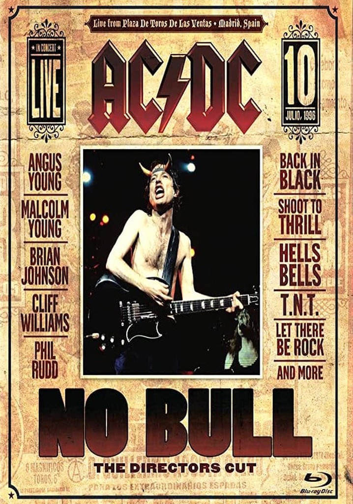 AC/DC: No Bull poster