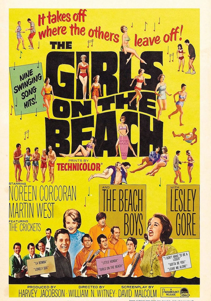 The Girls on the Beach poster