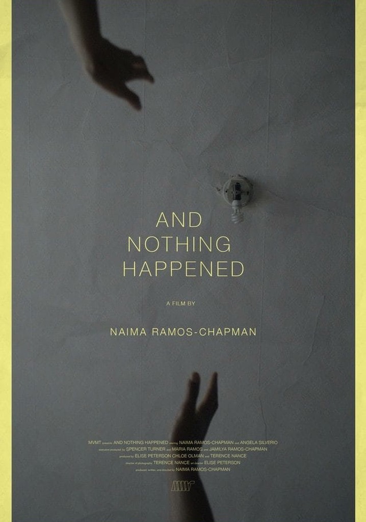 And Nothing Happened poster