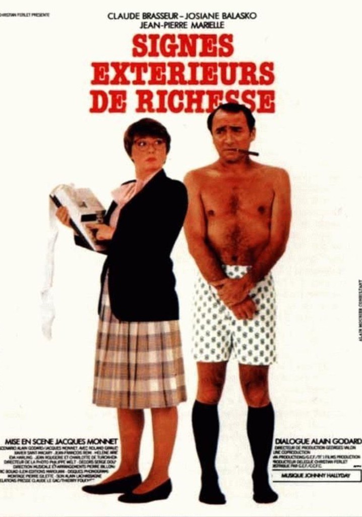 Signes extérieurs de richesse poster
