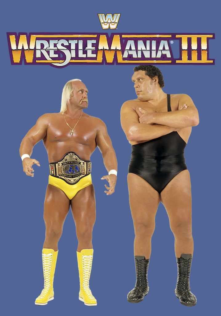 WWE WrestleMania III poster