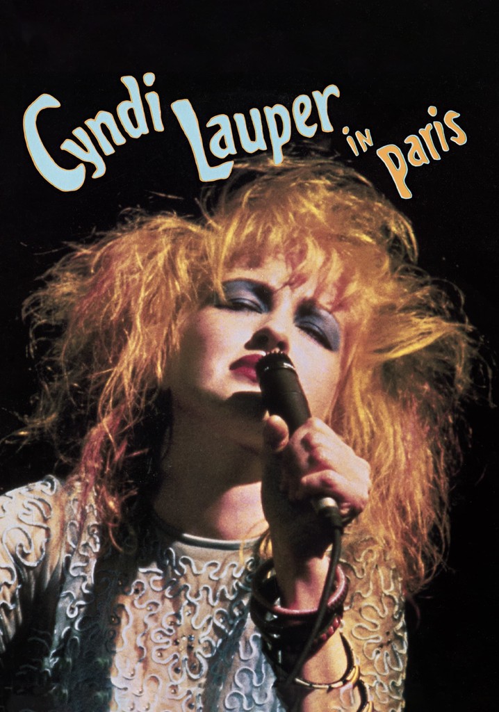 Cyndi Lauper - Live in Paris poster