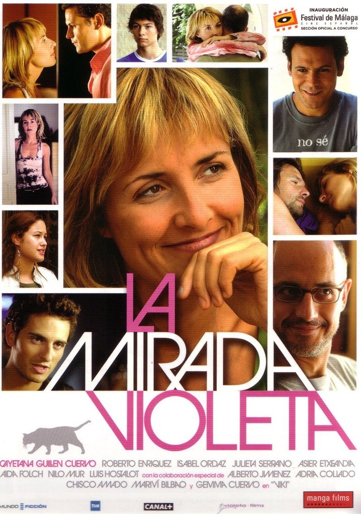 La mirada violeta poster