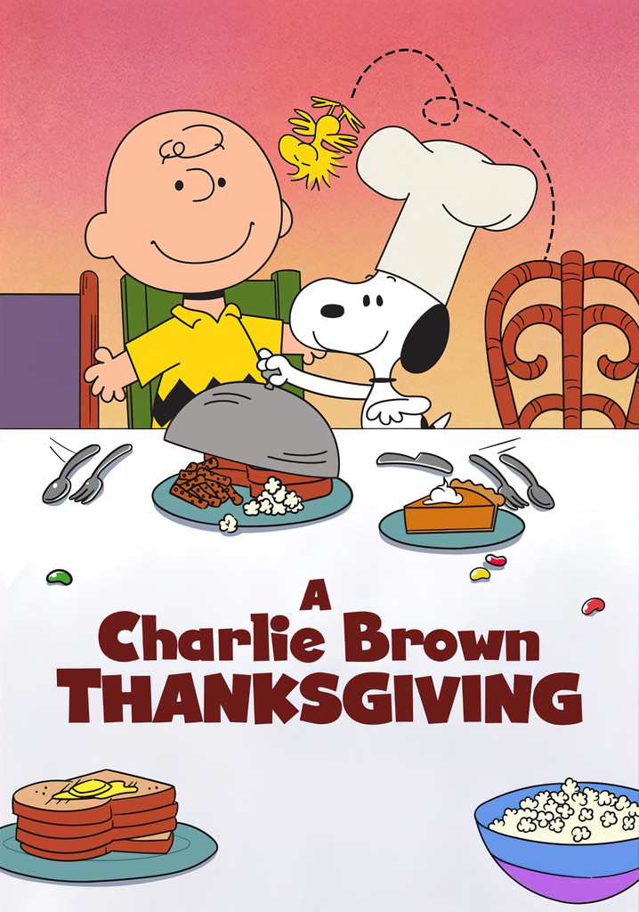 A Charlie Brown Thanksgiving poster
