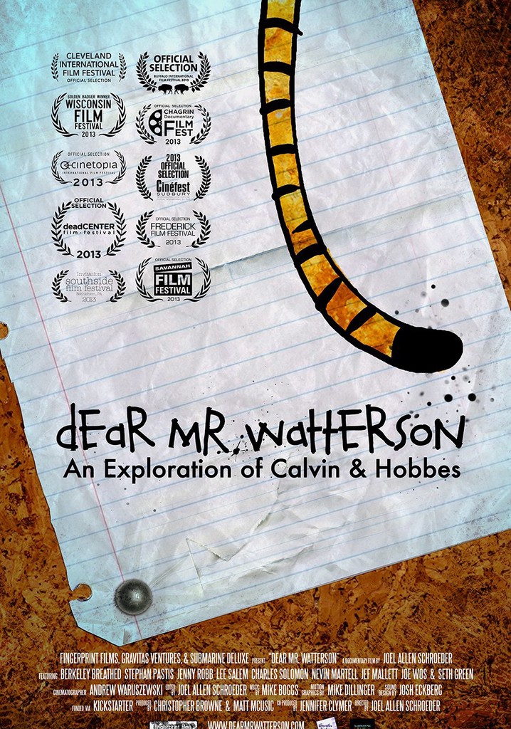 Dear Mr. Watterson poster