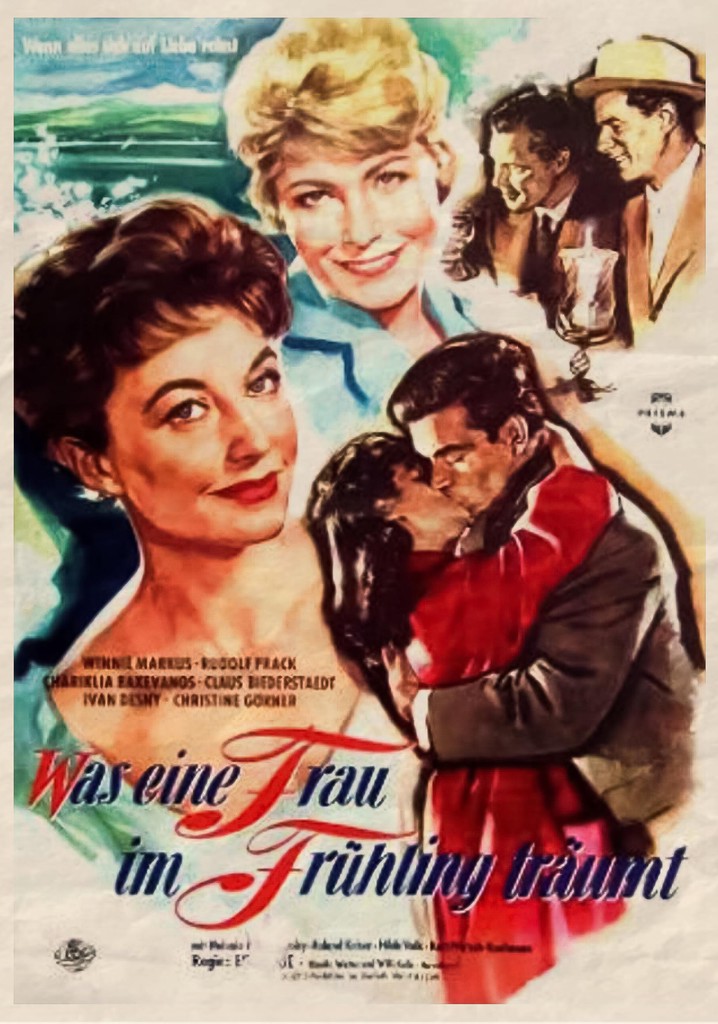Was eine Frau im Frühling träumt poster