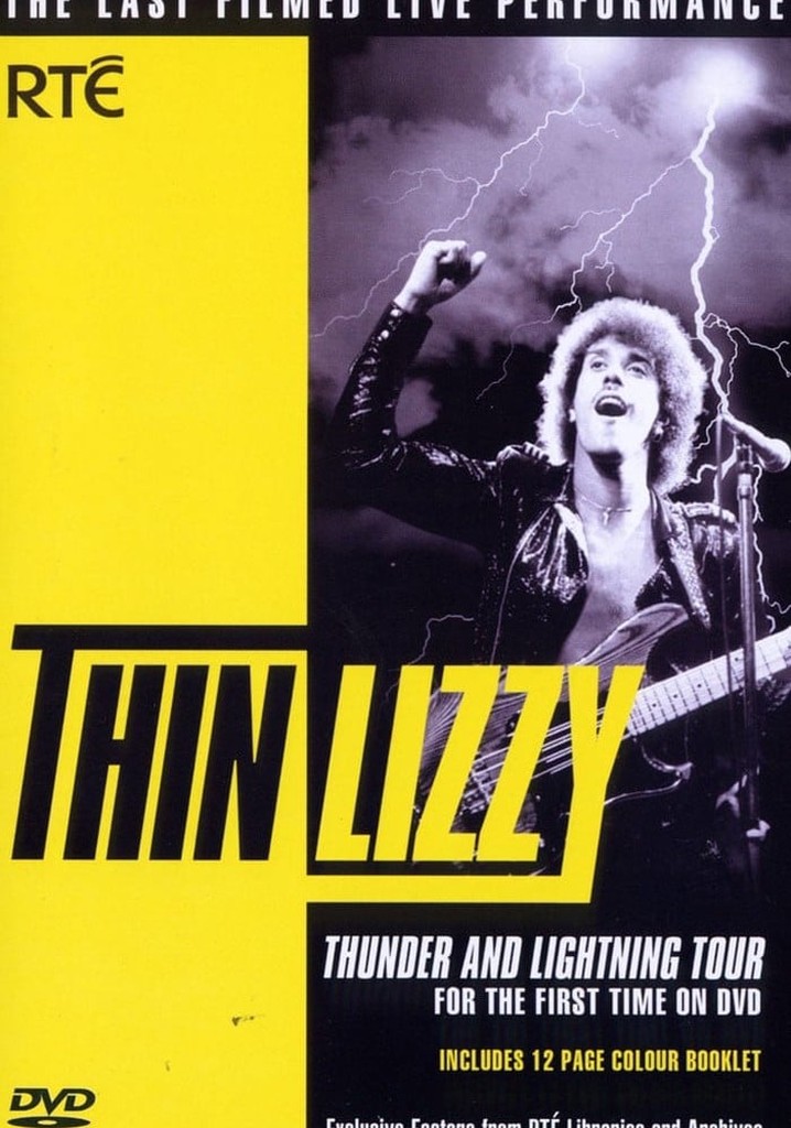 Thin Lizzy: Thunder and Lightning Tour poster