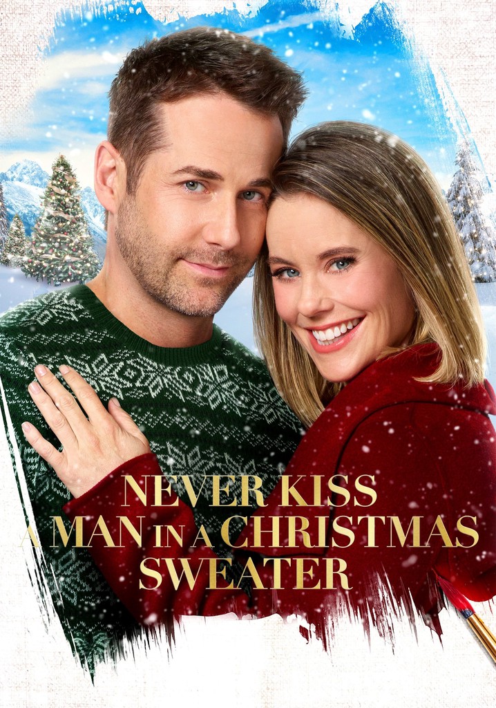 Never Kiss a Man in a Christmas Sweater poster