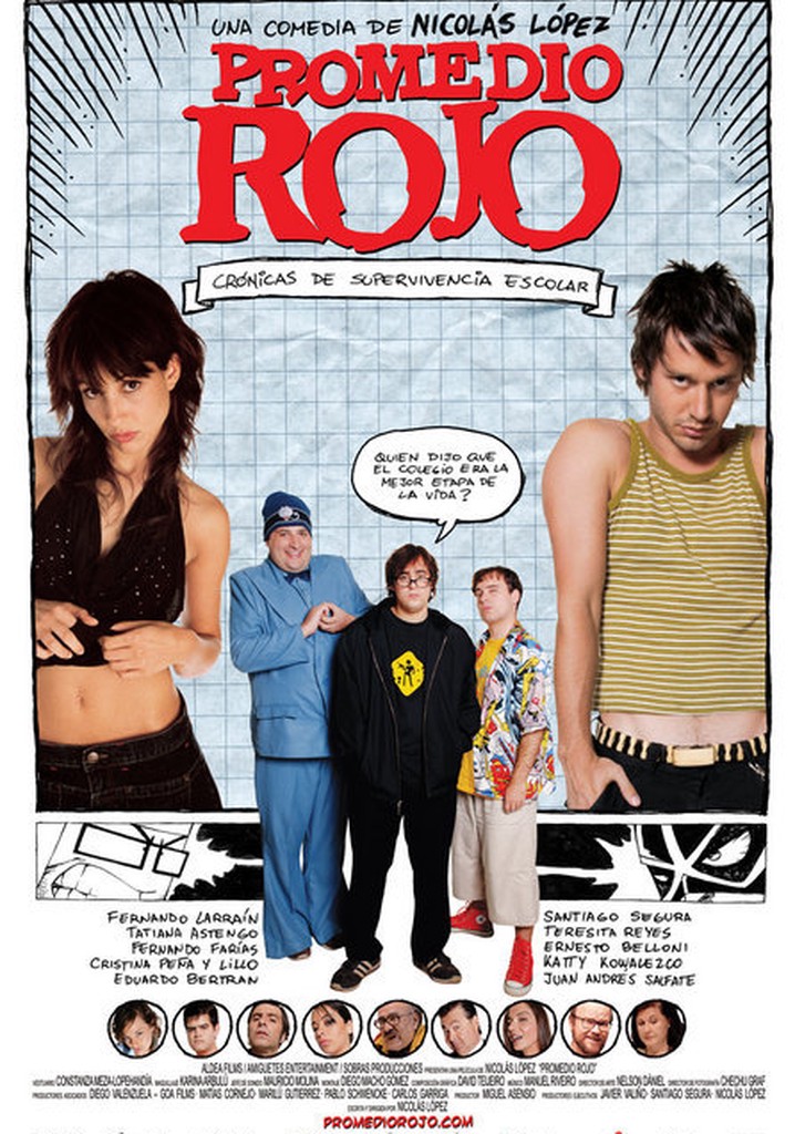 Promedio rojo poster