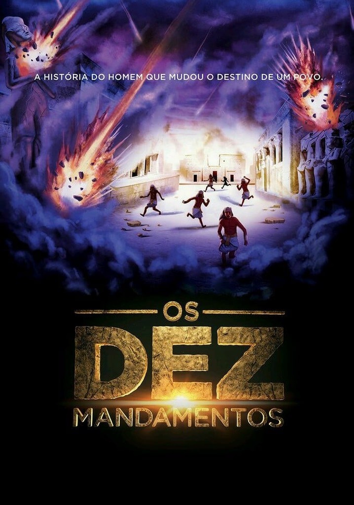 Moses and the Ten Commandments poster