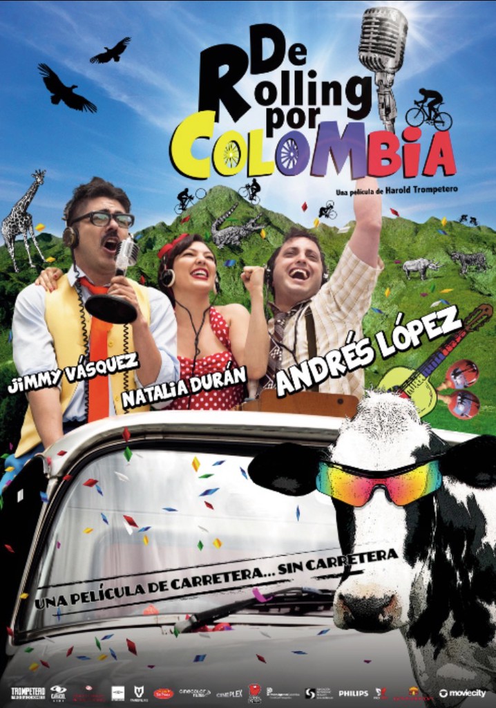 De rolling por Colombia poster