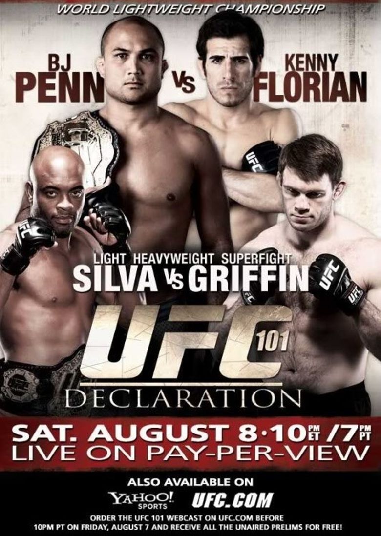 UFC 101: Declaration poster