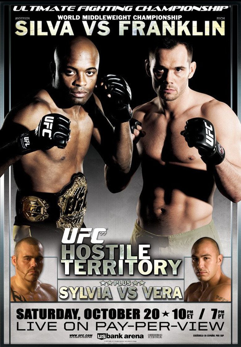 UFC 77: Hostile Territory poster