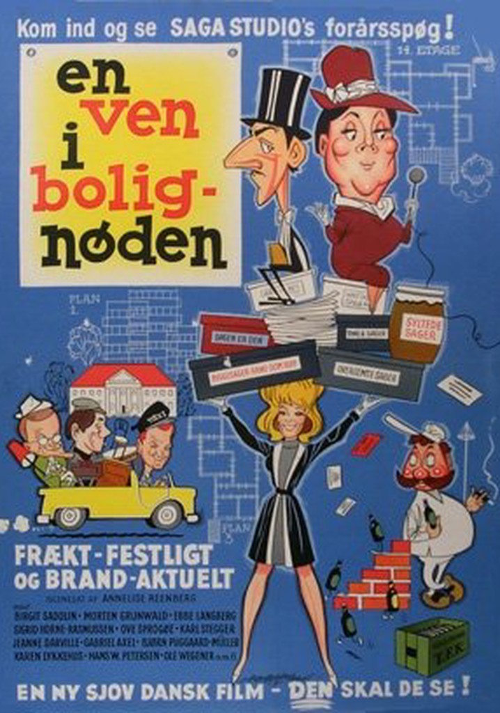 En ven i bolignøden poster