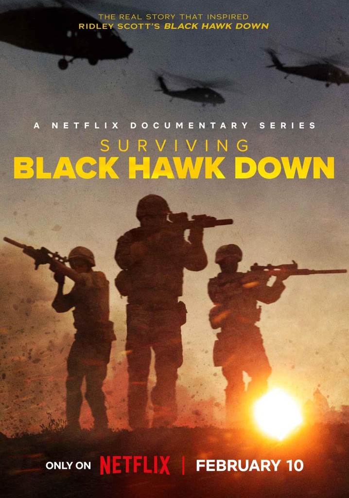 Surviving Black Hawk Down poster