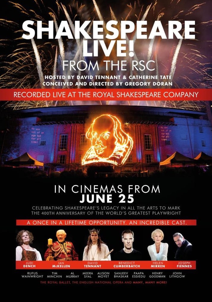 Shakespeare Live! From the RSC poster