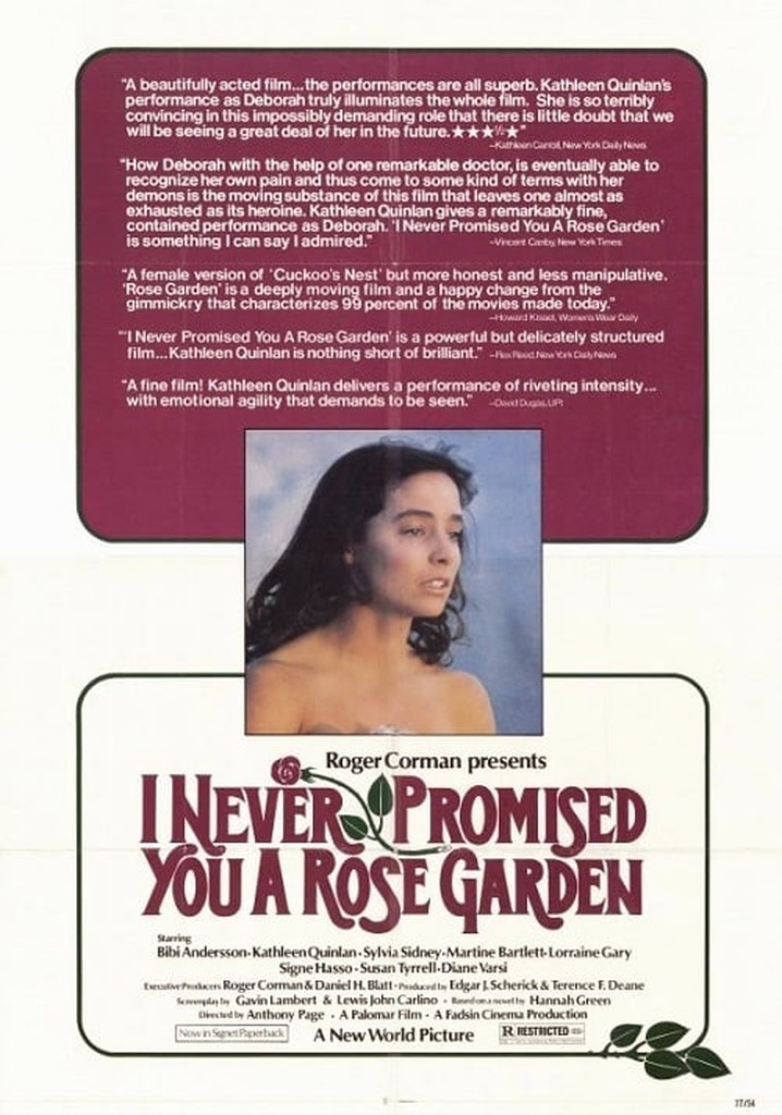 I Never Promised You a Rose Garden poster