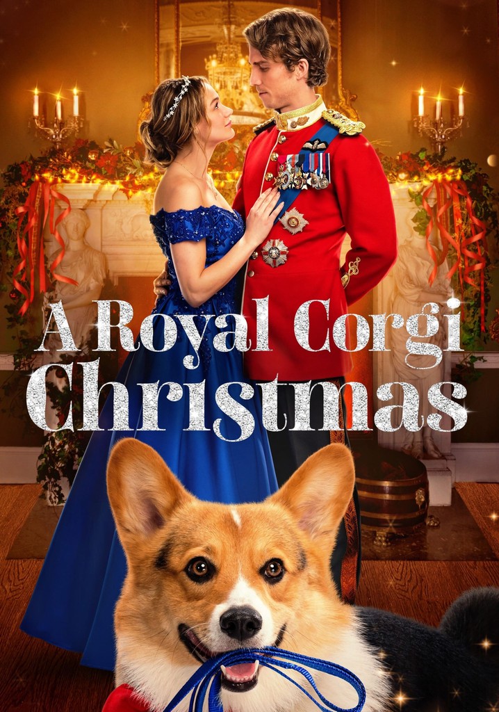 A Royal Corgi Christmas poster