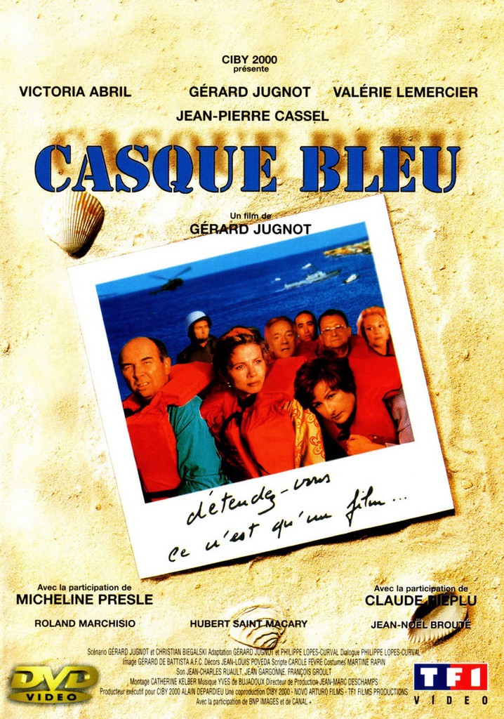 Casque bleu poster