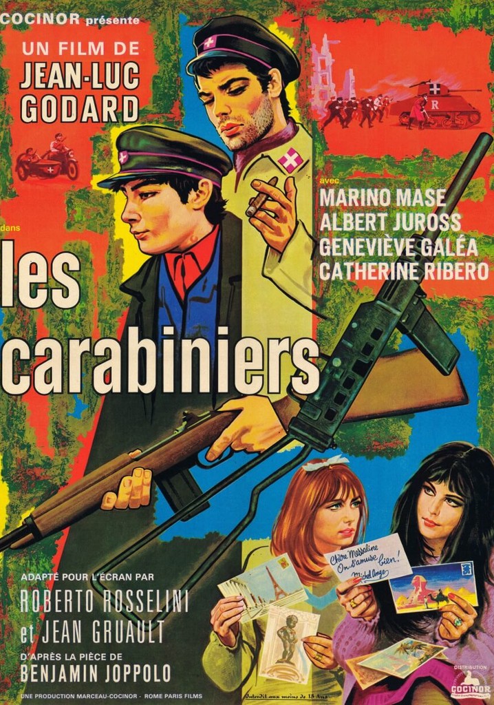 Les carabiniers poster