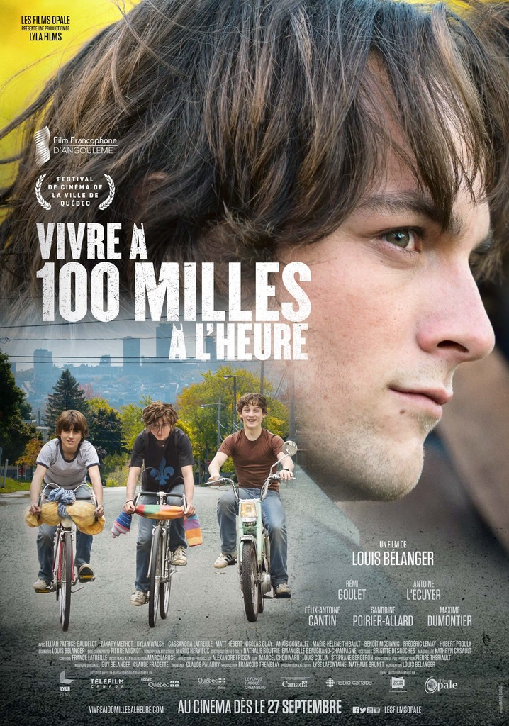 Vivre à 100 milles à l'heure poster